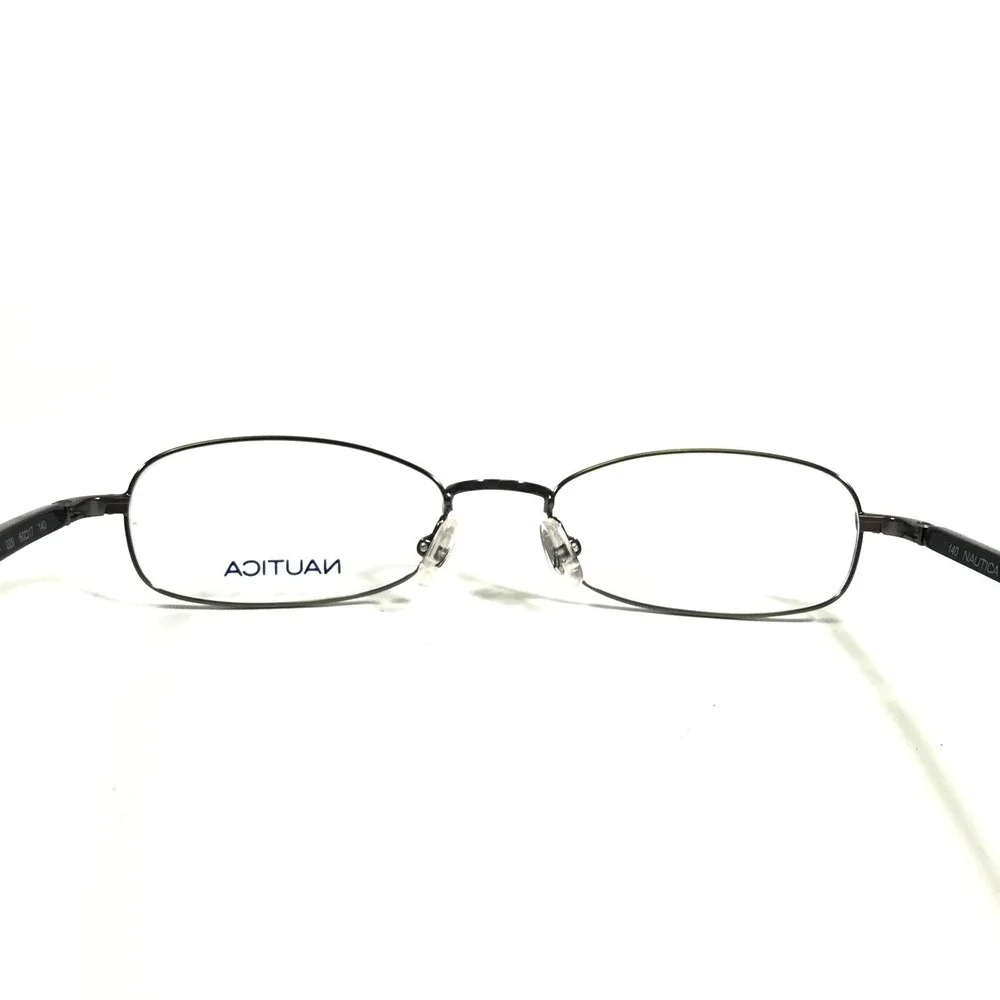 Nautica Eyeglasses Frames N7064 029 Black Grey Rectangular Full Rim 50-17-140